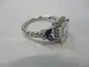 14k White Gold 2.00 carat Emerald Cut Lab Diamond Ring w/IGI Report Size 6