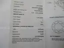 Platinum Ring with 5.70carat Round Brilliant Lab Diamond w/IGI Report Size 6