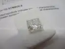 3.37 carat Princess Cut Lab Grown Diamond w/IGI Report