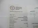 3.37 carat Princess Cut Lab Grown Diamond w/IGI Report