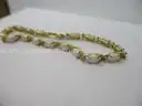 14k YG White Opal Bracelet 5.5g