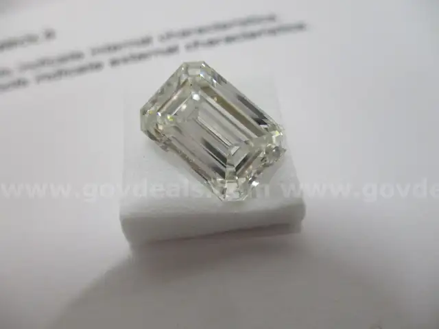 5.04 carat Emerald Cut Lab Grown Diamond IGI Certified