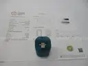 18k YG Ring w/ 5.02 Carat Emerald Cut Brilliant Lab Grown Diamond with IGI Report