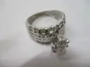 14k WG Ring w/ 1.27 carat Round Brilliant Cut Lab Diamond with IGI Report