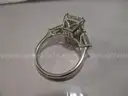 Platinum Ring w/ 6.01 Carat Emerald Cut Lab-Grown Diamond W/ IGI Report