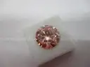 2.52 carat Round Fancy Vivid Pink Lab Grown Diamond