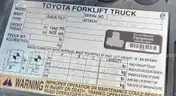 2014 Toyota 8FD60U Solid Pneumatic Tire Forklift