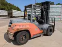 2014 Toyota 8FD60U Solid Pneumatic Tire Forklift