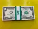 100 CRISP 2017A UNCIRCULATED $2 DOLLAR BILLS IN SEQUENTIAL ORDER FREE SHIPPING (USA ONLY) L1