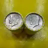 LOT#73 OF (2) UNSEARCHED $10 BANK ROLLS KENNEDY HALF DOLLARS FAST FREE SHIPPING (USA ONLY)