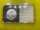 2002 UNCIRCULATED AMERICAN SILVER EAGLE LITTLETON 1OZ ASE DOLLAR FREE SHIPPING (USA ONLY)