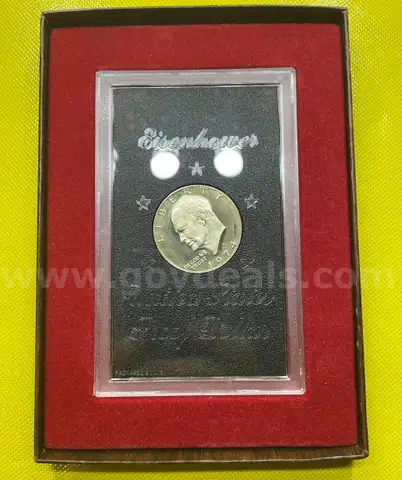 1974-S (40%) SILVER PROOF IKE DOLLAR FREE SHIPPING (USA ONLY)