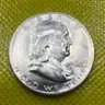 1960-D BENJAMIN FRANKLIN 90% SILVER GEM BU HALF DOLLAR FREE SHIPPING (USA ONLY)