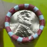 2023P LINCOLN PENNIES (POSSIBLE EXTRA &#x22;V&#x22; ERROR) (SEE VIDEO)10 ROLLS UNCIRCULATED  FREE SHIPPING (USA ONLY)