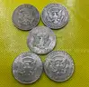 (5) 1964 90% SILVER  KENNEDY HALF DOLLARS FREE SHIPPING (USA ONLY) L1