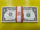 (50) CRISP 2021 UNCIRCULATED $1 DOLLAR BILLS IN SEQUENTIAL ORDER FREE SHIPPING (USA ONLY) L2