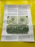 2013 $2 BILL GENUINE UNCUT 32 NOTE SHEET FORT WORTH TEXAS UNCIRCULATED FREE SHIPPING (USA ONLY) L3