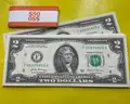 (25) CRISP 2017A UNCIRCULATED $2 DOLLAR BILLS IN SEQUENTIAL ORDER FREE SHIPPING (USA ONLY) L2