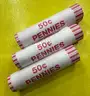 FINAL YEAR !! 2025 D LINCOLN CENTS PENNIES FULL 3 (50) ROLL SET UNCIRCULATED FREE SHIPPING (USA ONLY)