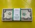 (100) CRISP 2017A UNCIRCULATED SAN FRANCISCO $2 DOLLAR BILLS IN SEQUENTIAL ORDER FREE SHIPPING (USA ONLY) L2