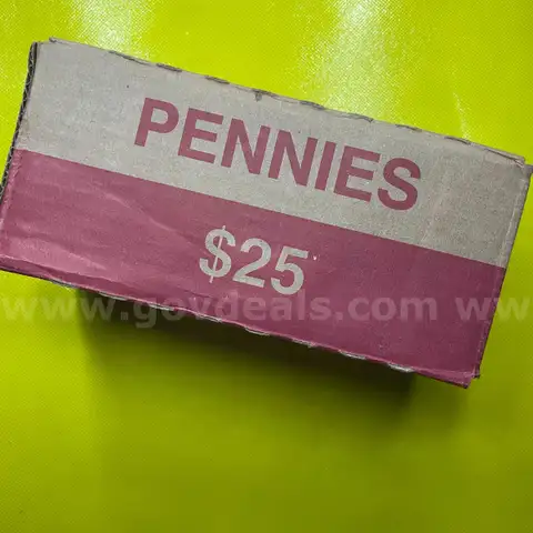 FULL 50 ROLL SEALED LOOMIS BOX LINCOLN PENNIES UNSEARCHED FREE SHIPPING (USA ONLY)