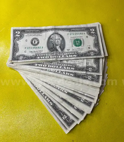 (50) CIRCULATED ASSORTED $2 DOLLAR BILLS FREE SHIPPING (USA ONLY)