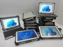 Lot of 13 Panasonic ToughTab FZ-G1 Tablet Laptops