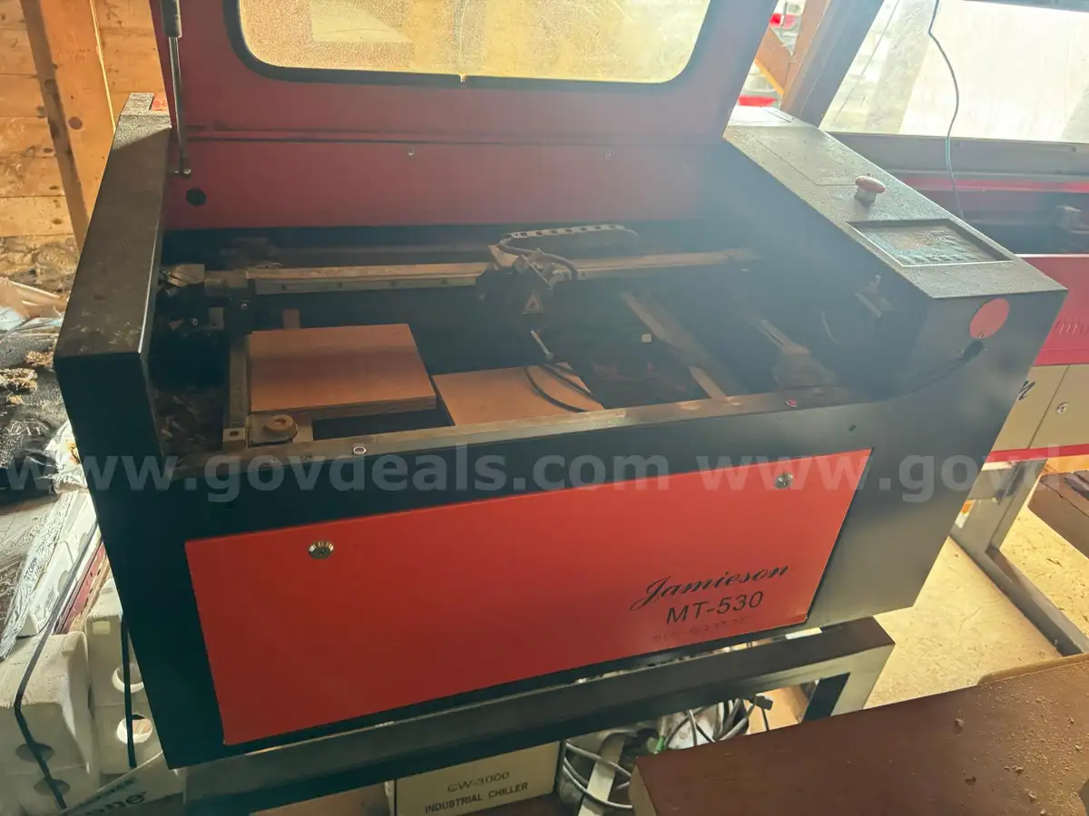 JAMIESON LASER CUTTING & ENGRAVING MACHINE AllSurplus