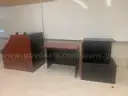 Furniture - 3 pc Desk, Mahogany &#x26; Black