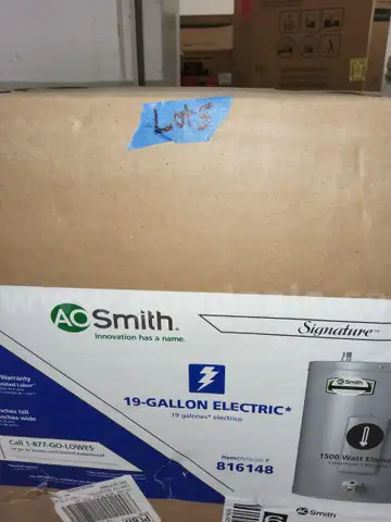 A O Smith 19 gallon water heater