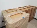 (7) 30 X 42 X12 oak kitchen cabinets