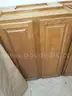 (7) 30 X 42 X12 oak kitchen cabinets
