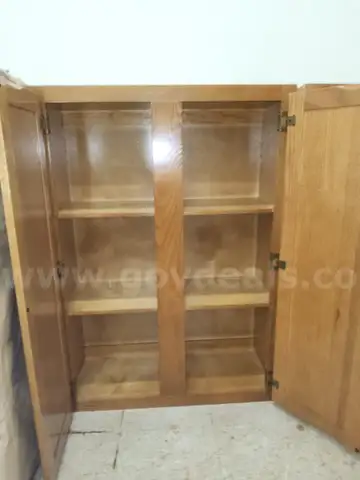 (7) 30 X 42 X12 oak kitchen cabinets