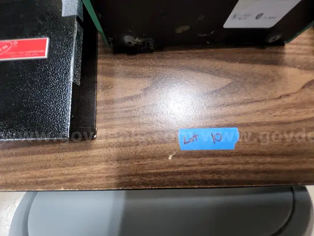 Lot 10. Vintage time clock and recipt machine