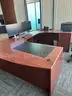 Office Desk and Matching Shelf (Lot of 2 Pieces)
