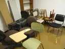Group of different types of chairs