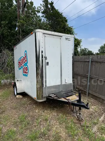 2009 Utility &#x22;snow cone&#x22; trailer with new AC