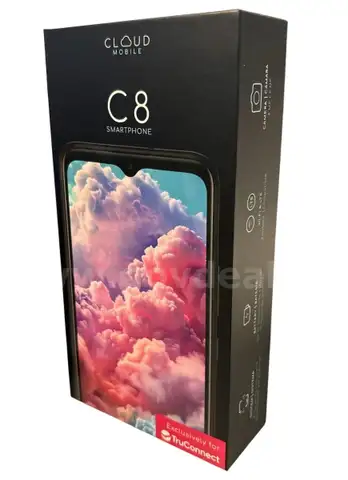 Cloud Mobile Stratus C8 32GB | Black |  UNLOCKED
