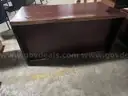 Wood Desk with 4 drawers