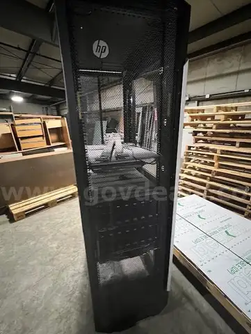 Server Rack with Blade Server
