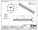 QTY 1: Aero OEM Easy Cover 550 Aluminum Dump Truck Tarp Housing with Axle Bar, Swing Arm and Cross Arm