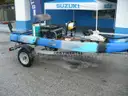 2024 Kamu Kayak with Mini Kota Trolling Motor and Trailer, Lithium Battery