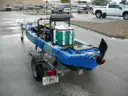 2024 Kamu Kayak with Mini Kota Trolling Motor and Trailer, Lithium Battery