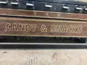 Snack Machine. 9 bays. 50 cent machine. Missing key.