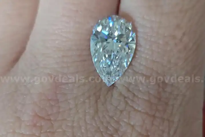 2.89 Carat Pear Brilliant Diamond VS1 Certified