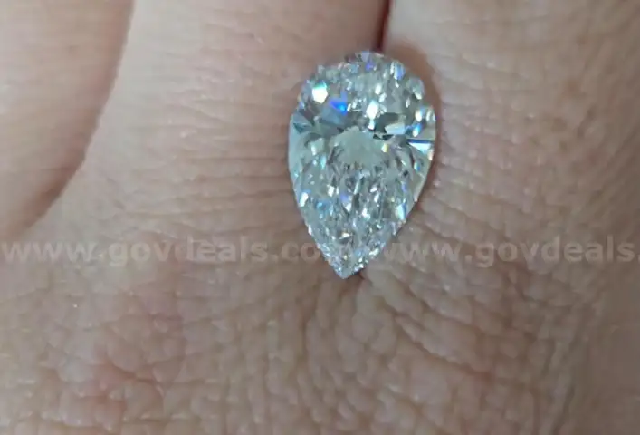 3.82 Carat Pear Brilliant Diamond VS2 Certified