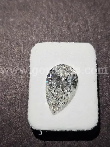 3.85 Carat Pear Brilliant Diamond VS2