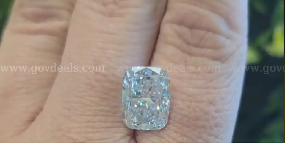 3.92 Carat Cushion Brilliant Diamond  VS1