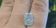 3.92 Carat Cushion Brilliant Diamond  VS1