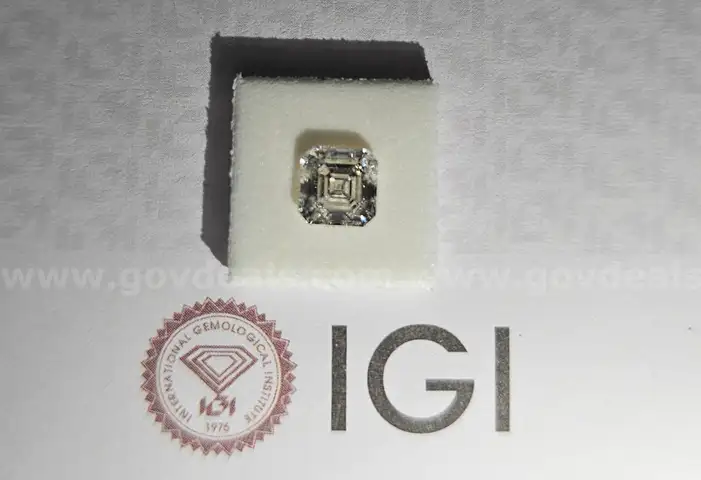 1.40 Carat Square Emerald Diamond (Asscher Cut)